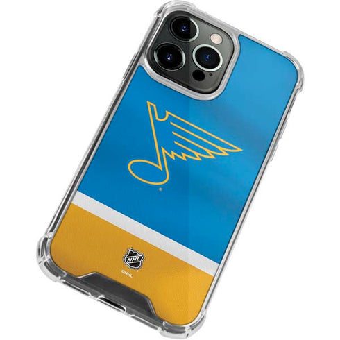 NHL St. Louis Blues Jersey iPhone 14 Pro Clear Case